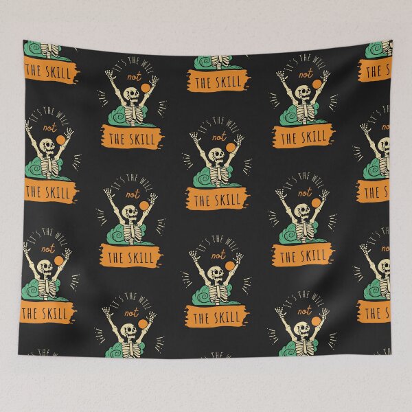 Item preview, It's the will not the skill - an inspirational quote featuring halloween designed and sold by Best-Designers.