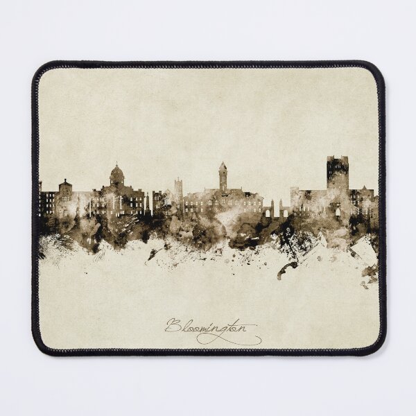 Item preview, Bloomington Indiana Skyline designed and sold by ArtPrints.
