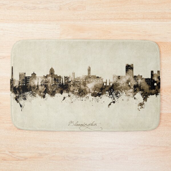 Item preview, Bloomington Indiana Skyline designed and sold by ArtPrints.