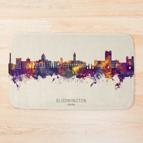 Item preview, Bloomington Indiana Skyline designed and sold by ArtPrints.