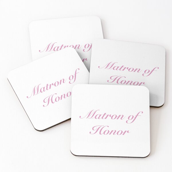 Item preview, Matron of Honor Gift in Pink  designed and sold by Lauren Kenney.