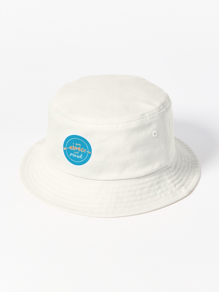 Thumbnail 1 of 6, Bucket Hat, Aroace and Proud Design designed and sold by may-bird.