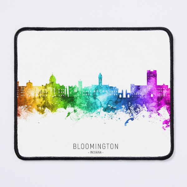 Artikelvorschau, Bloomington Indiana Skyline entworfen und verkauft von ArtPrints.