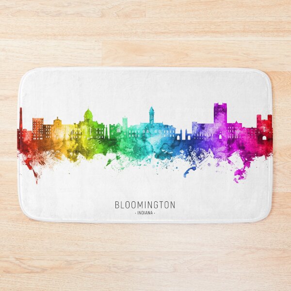 Item preview, Bloomington Indiana Skyline designed and sold by ArtPrints.