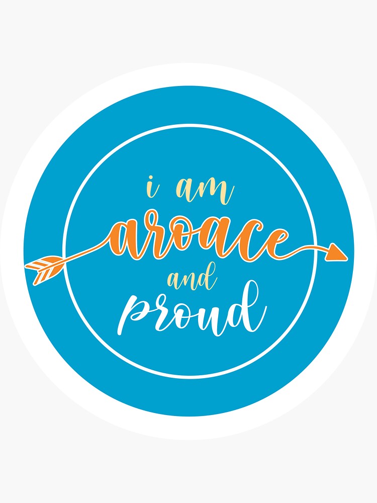 Thumbnail 3 of 3, Sticker, Aroace and Proud Design designed and sold by may-bird.