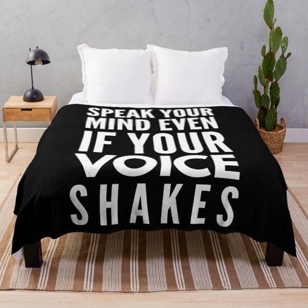 Item preview, Speak Your Mind Even If Your Voice Shakes - Motivational Words designed and sold by texteestore.