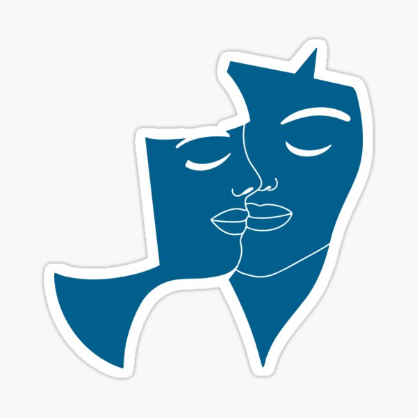 Fermer les yeux Sticker