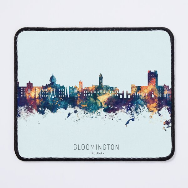 Item preview, Bloomington Indiana Skyline designed and sold by ArtPrints.