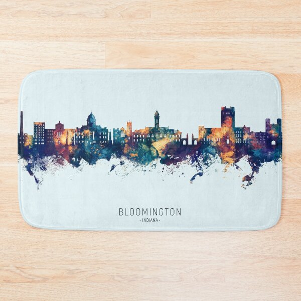 Item preview, Bloomington Indiana Skyline designed and sold by ArtPrints.