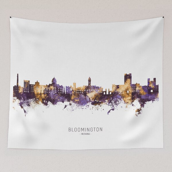 Item preview, Bloomington Indiana Skyline designed and sold by ArtPrints.