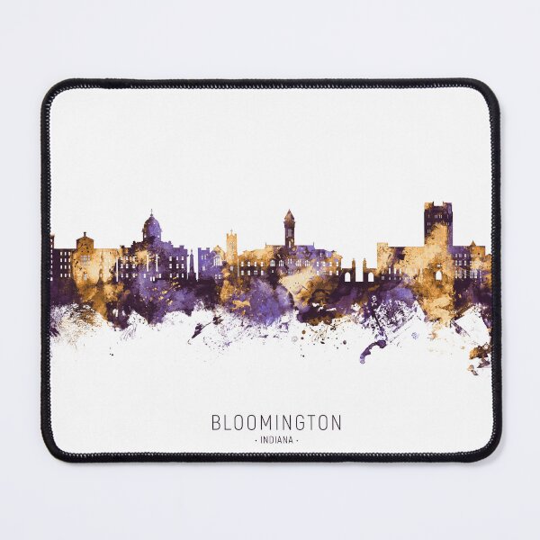 Item preview, Bloomington Indiana Skyline designed and sold by ArtPrints.