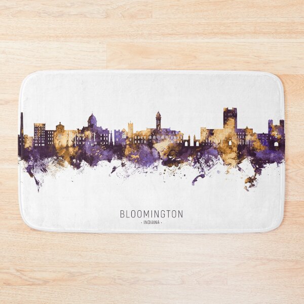Item preview, Bloomington Indiana Skyline designed and sold by ArtPrints.