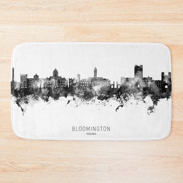 Item preview, Bloomington Indiana Skyline designed and sold by ArtPrints.
