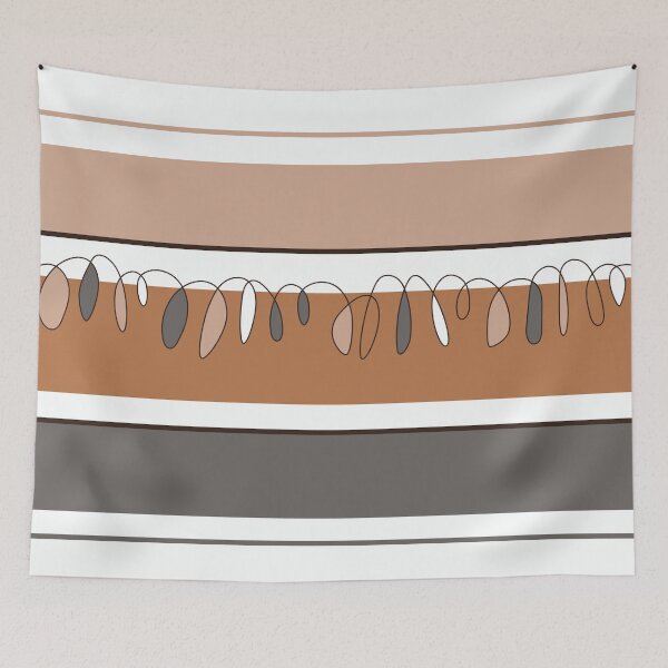 Item preview, Abstract Organic Art Gray Brown designed and sold by BeatrisVeres.