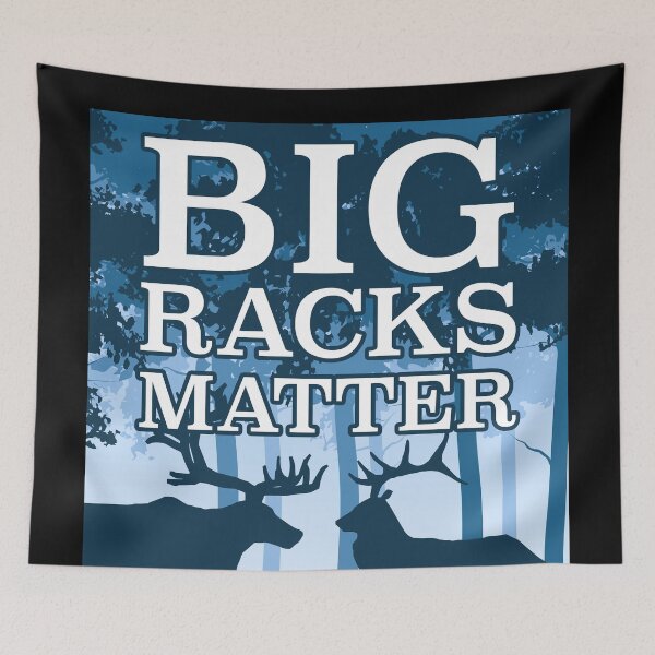 Item preview, Mens Mens Big Racks Matter Funny Deer Buck Hunting designed and sold by damithez.