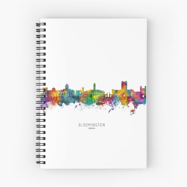 Item preview, Bloomington Indiana Skyline designed and sold by ArtPrints.