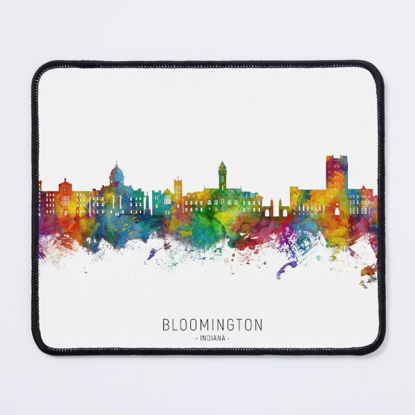 Item preview, Bloomington Indiana Skyline designed and sold by ArtPrints.