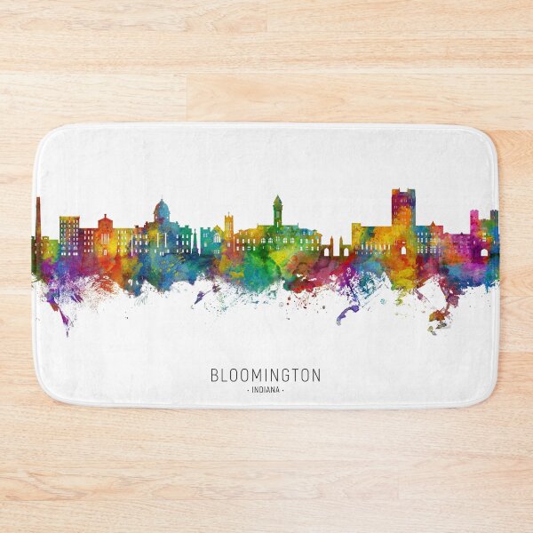 Item preview, Bloomington Indiana Skyline designed and sold by ArtPrints.