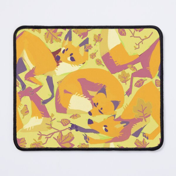 Item preview, fall fox (foxes and leaves pattern / fox sticker set) designed and sold by revioLATE.