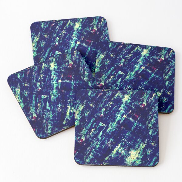 Item preview, Green blue red marble abstraction  designed and sold by Grey Robinson.