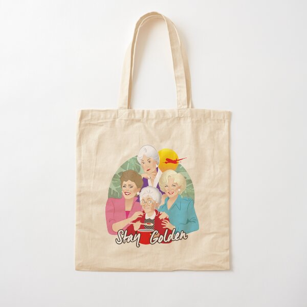 Stay Golden Cotton Tote Bag