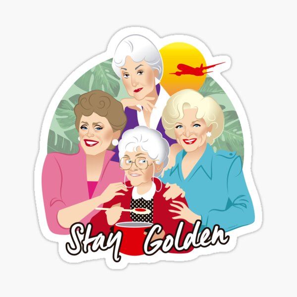 Stay Golden Sticker