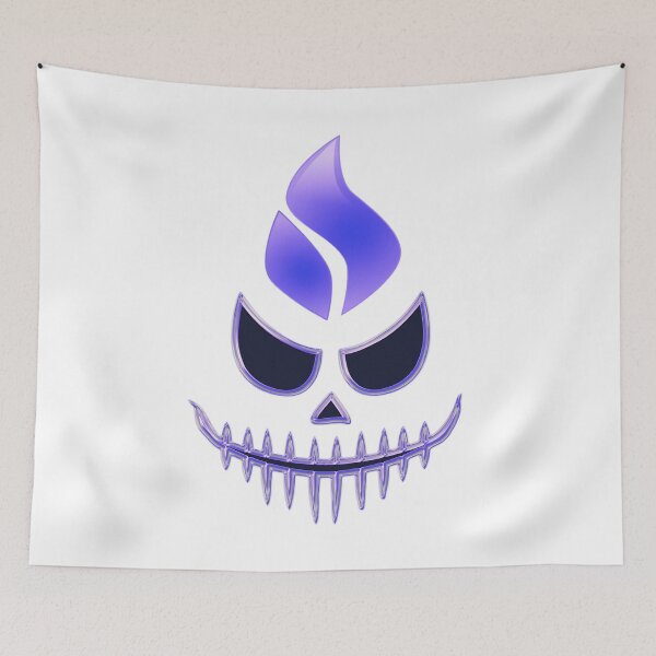 Item preview, Halloween Scary Skeleton face with Fire, Scary Face designed and sold by Dven-Clothes.