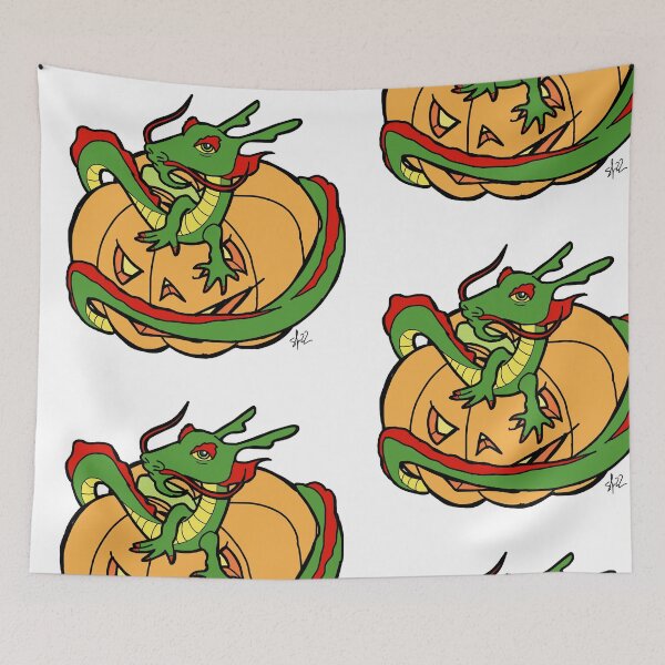 Item preview, Chinese dragon with pumpkin designed and sold by Pittstop.