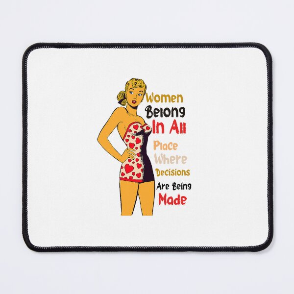 Item preview, Women Belong In All Place Where Decisions Are Being Made Vintage woman  sticker  designed and sold by Shifa19.