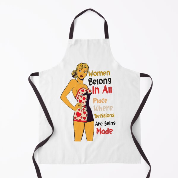 Item preview, Women Belong In All Place Where Decisions Are Being Made Vintage woman sticker designed and sold by Shifa19.