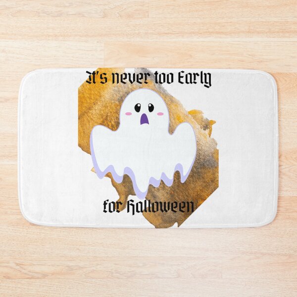 Item preview, It's never too early for Halloween - Surprised Ghost abstract background gray, yellow- Ghost lover - Halloween Lover designed and sold by Mechanical-Artt.