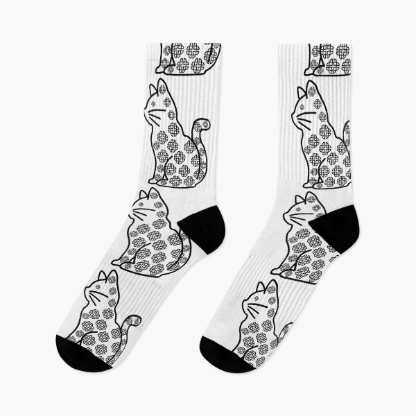 Item preview, Cat with Celtic knots for good luck. cat for halloween designed and sold by EMIPRINCESS.