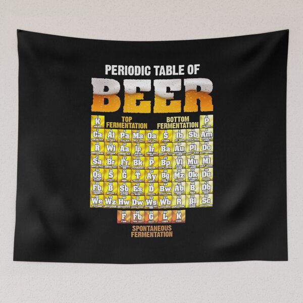 Item preview, Chemical Periodic Table Types Of Beer designed and sold by TShirtoftheYear.