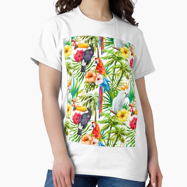 Item preview, Tropical Parrot, Cockatoo and Toucan Rainforest designed and sold by Makanahele.