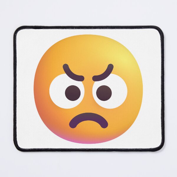 Item preview, Angry face emoji - big designed and sold by abroadDesigns.