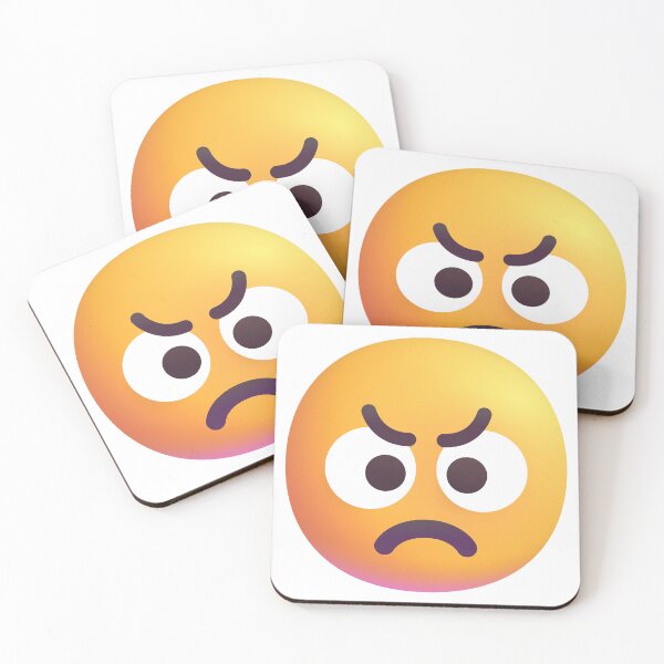 Item preview, Angry face emoji - big designed and sold by abroadDesigns.