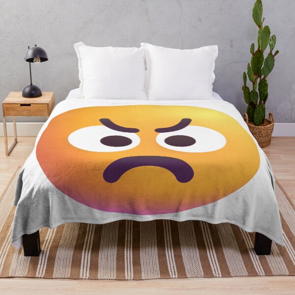 Item preview, Angry face emoji - big designed and sold by abroadDesigns.