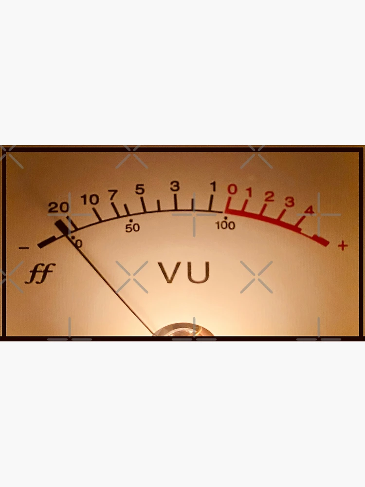 VU Meter Music Producer Audiophile Gear Nerd Poster for Sale by Jack  Curtis