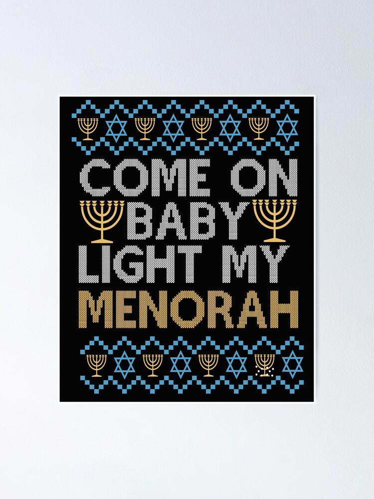 Light my menorah on sale sweater