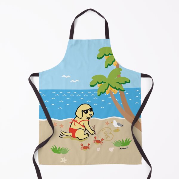 Item preview, Yellow Labrador Bikini Girl designed and sold by HappyLabradors.