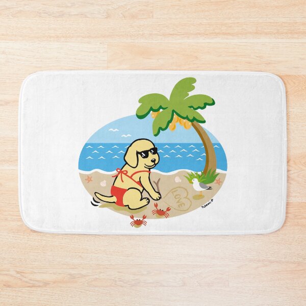 Item preview, Yellow Labrador Bikini Girl designed and sold by HappyLabradors.