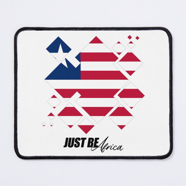 Item preview, Liberia Cubed Flat - w/ text designed and sold by JustBeAfrica.
