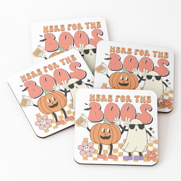 Item preview, Halloween T Shirt Here for The Boos Letters Print Shirts Funny Graphic T Shirt designed and sold by Art-Self Studio.