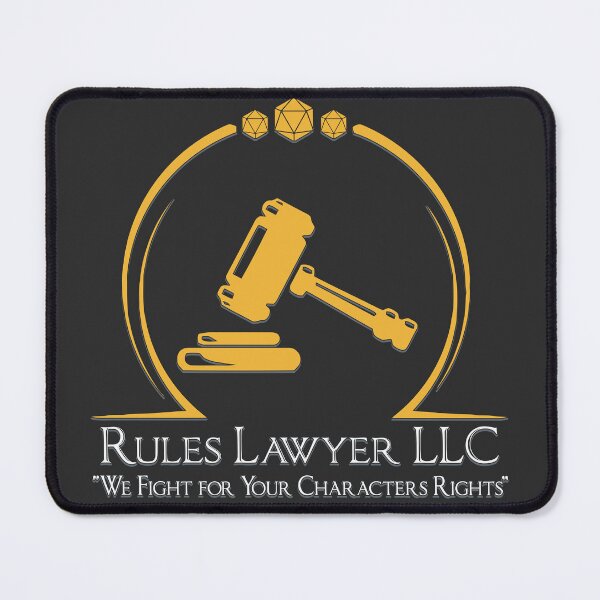 Item preview, Rules Lawyer Tee designed and sold by KennefRiggles.