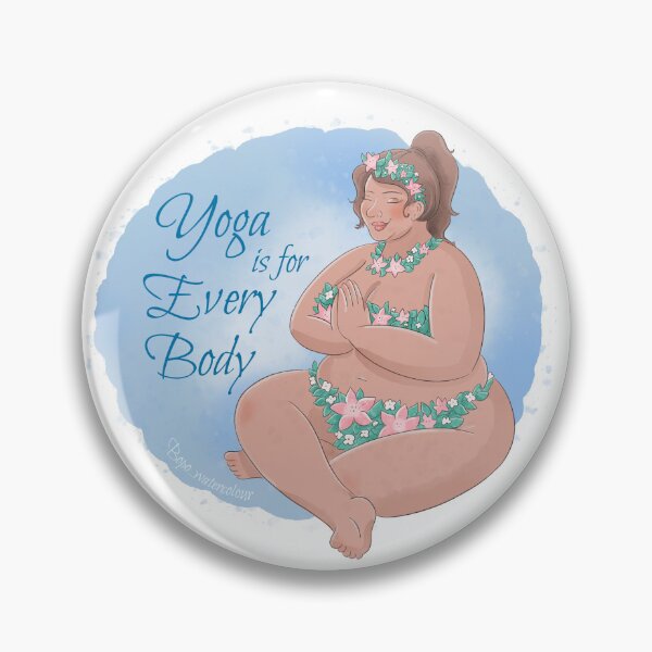 Item preview, Yoga is for Every Body - Body positive plus size yoga  designed and sold by BopoWatercolour.