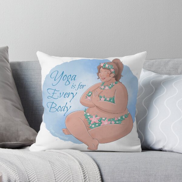 Item preview, Yoga is for Every Body - Body positive plus size yoga  designed and sold by BopoWatercolour.