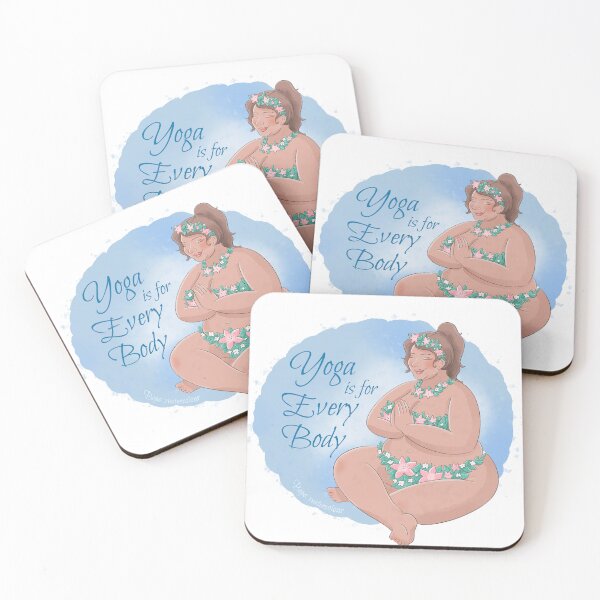 Item preview, Yoga is for Every Body - Body positive plus size yoga  designed and sold by BopoWatercolour.