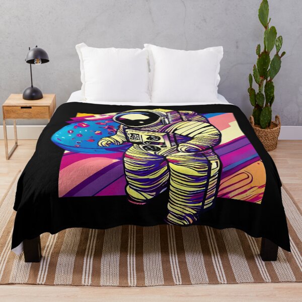 Item preview, Astronaut On Colorful Background designed and sold by nuel-art.