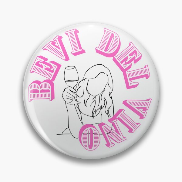 Item preview, Bevi del vino - drink some Wine italian quote designed and sold by Mirochan80.