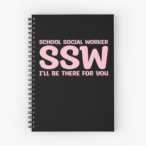Item preview, I'll Be There For You Back to School Social Worker Pink designed and sold by YoungESC.